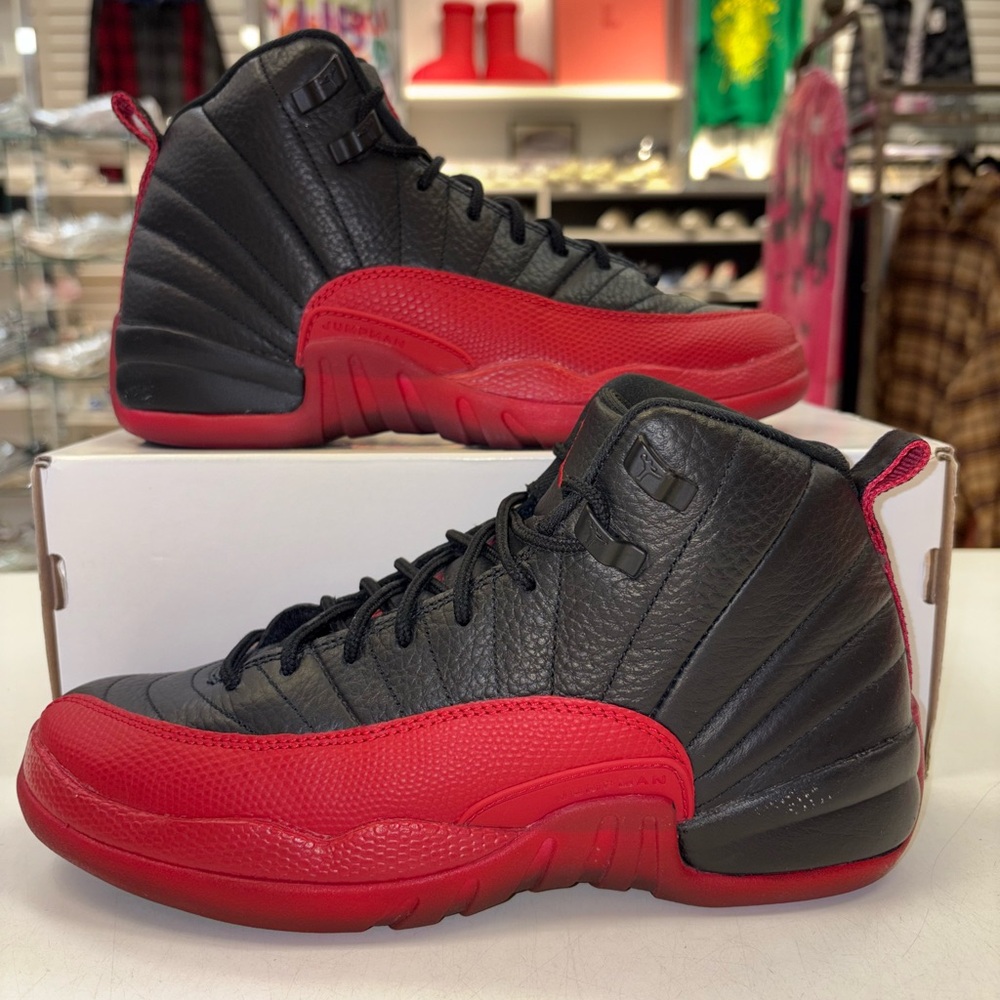 Air Jordan 12 Retro BG ‘Flu Game’ 2024 - LIGHTLY WORN - NO BOX